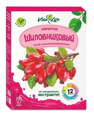 Напиток Виталайф сухой витаминизированный Шиповниковый Алтайвитамины 300г