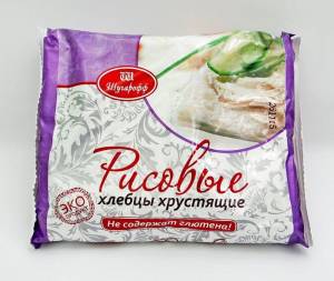 Хлебцы Шугарофф без глютена рисовые 75гр