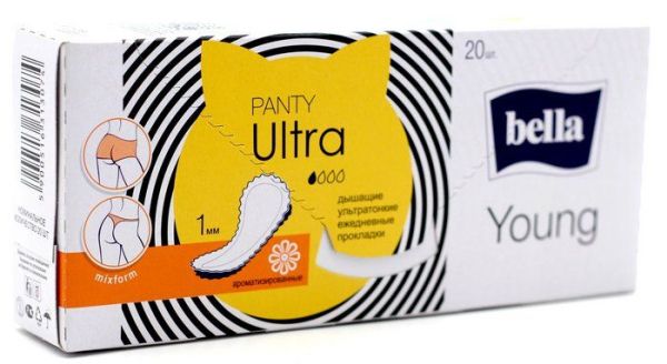 Прокладки Белла Panty Ultra Young Energy ежедневные 20шт фотография