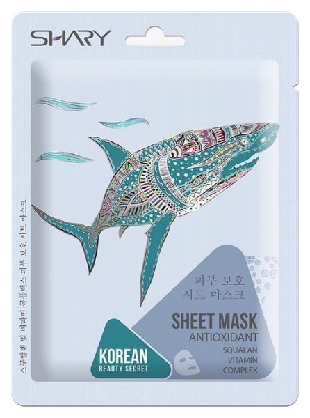 Shary маска-антиоксидант для лица Сквалан и Комплекс витаминов 25г фотография
