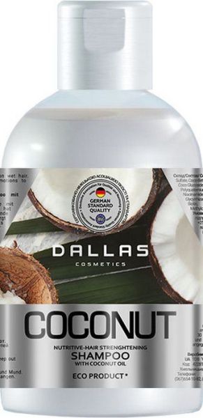 Даллас Coconut интенсивно питательный шампунь с натуральным кокосовым маслом 1000г фотография