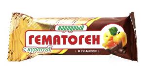 Гематоген Народный с курагой в шоколаде 40г